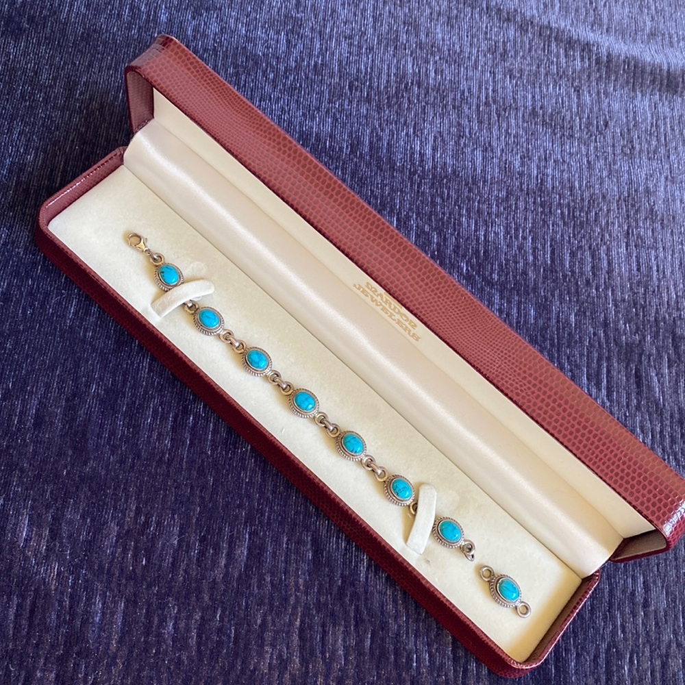 Turquoise and Silver Bracelet